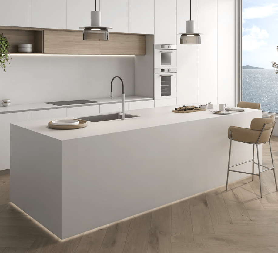 Super White - collection étapes : surfaces